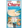 INABA Churu Tuna with seafood 4x14g Meeresfrüchte-Thunfisch für Katzen