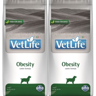 FARMINA Vet Life Obesity Dog 12 kg x 2