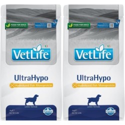 FARMINA Vet Life UltraHypo Hundefutter für Hunde mit Allergien 2 x 2 kg