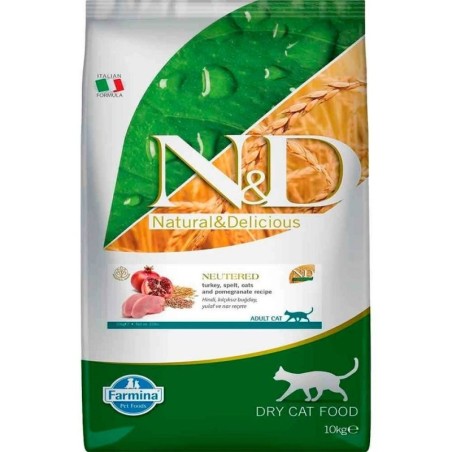 FARMINA N&amp,D Ancestral Adult Cat Neutered 10 kg Truthahn, Dinkel, Hafer und Granatapfel