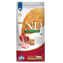 FARMINA N&amp,D Ancestral Adult Cat Neutered 10 kg Huhn, Dinkel, Hafer und Granatapfel