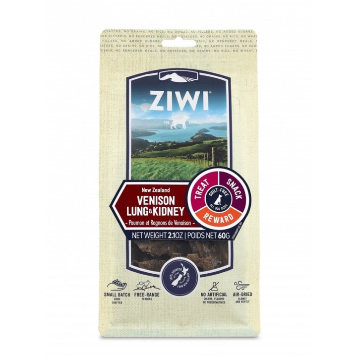 ZIWIPEAK Dog Chews Venison lung &amp, kidney 60 g