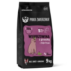 PAKA ZWIERZAKA Seventh Heaven Trockenfutter mit Schweinefleisch und Birne S 9 kg