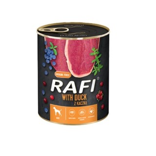 5 x 800 g DOLINA NOTECI RAFI Nassfutter mit Ente für Hunde