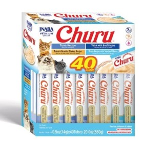 INABA Churu Varieties Tuna 40x14g Thunfisch für die Katze