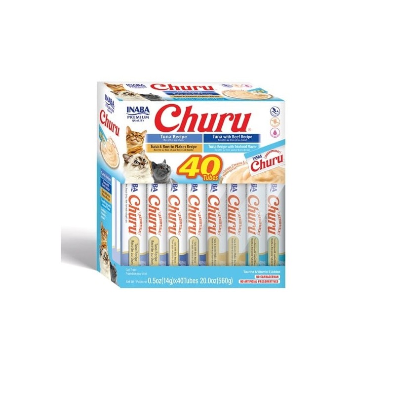 INABA Churu Varieties Tuna 40x14g Thunfisch für die Katze