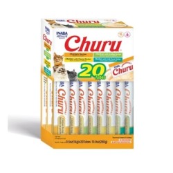 INABA Churu Varieties Chicken Recipe 20x14g cremiges Hühnerleckerli für Katzen