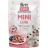 BRIT CARE Mini Puppy Pouch Lamb 24x85g mit Lammfleisch für Welpen kleiner Rassen