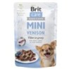 BRIT CARE Mini Adult Pouch Venison 24x85g mit Wildbret für kleine Rassen