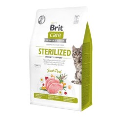 BRIT CARE Grain-Free Sterilized Immunity 0.4 kg hypoallergene Formel für erwachsene sterilisierte Katzen