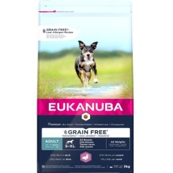 EUKANUBA Grain Free S-XL Adult Ente 3 kg für erwachsene Hunde