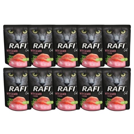 DOLINA NOTECI Rafi Cat Katzennassfutter mit Lachs 10x300 g