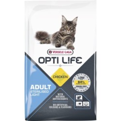 VERSELE-LAGA Opti Life Cat Sterlised/Light Chicken 7.5 kg