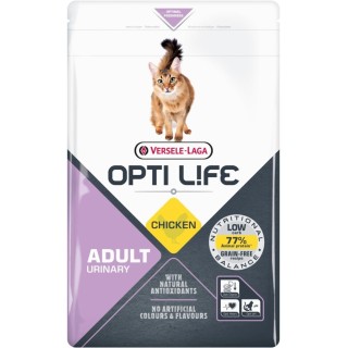 VERSELE-LAGA Opti Life Cat Adult Urinary Chicken 1 kg Futter mit speziellem Schutz für die Harnwege