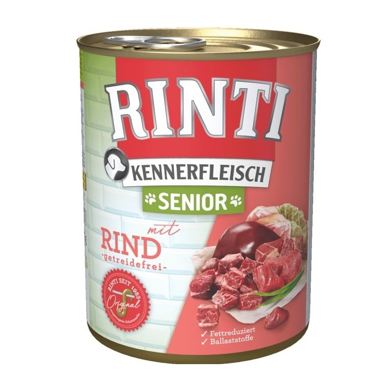 RINTI Kennerfleish Senior Beef 400 g mit Rindfleisch für ältere Hunde