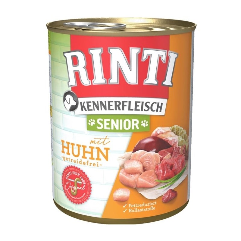RINTI Kennerfleish Senior Chicken 800 g mit Huhn für ältere Hunde