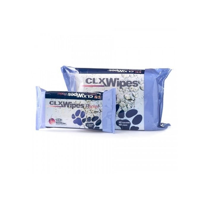 GEULINICX Clorexyderm Wipes 40 Stk. Hygienetücher für Hunde und Katzen