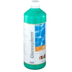 GEULINICX Clorexyderm Solution 4% 1l Desinfektionslösung für Hunde und Katzen