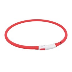 TRIXIE USB-Leuchtarmband XS-XL rot