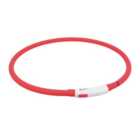 TRIXIE USB-Leuchtarmband XS-XL rot