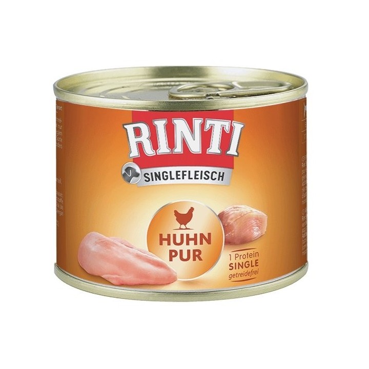RINTI Singlefleisch Chicken Pure 24x185 g Huhn monoprotein