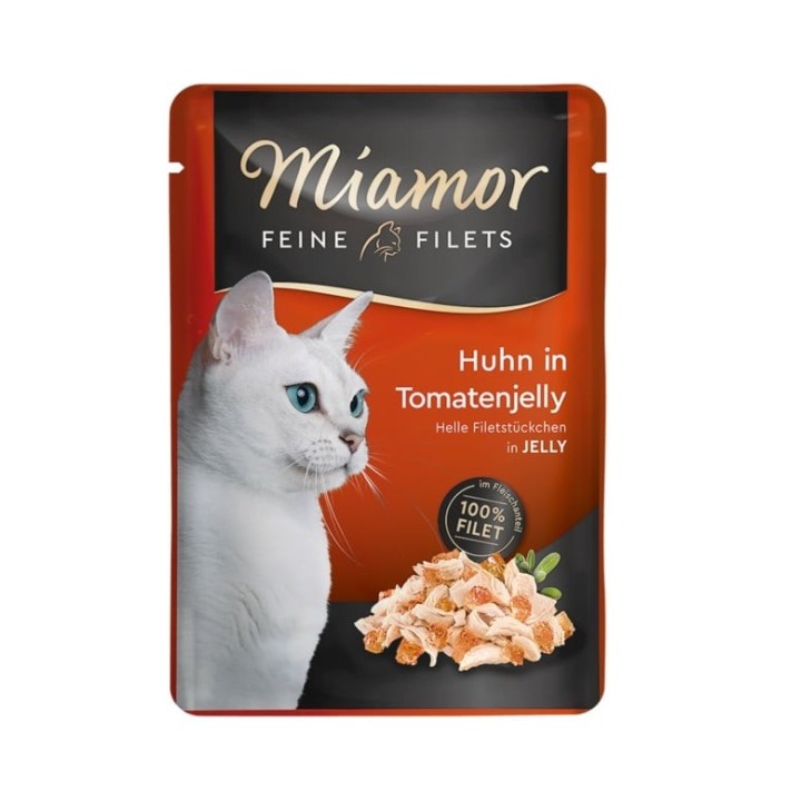 MIAMOR Feline Filets Huhn mit Tomate in Gelee 6x100 g