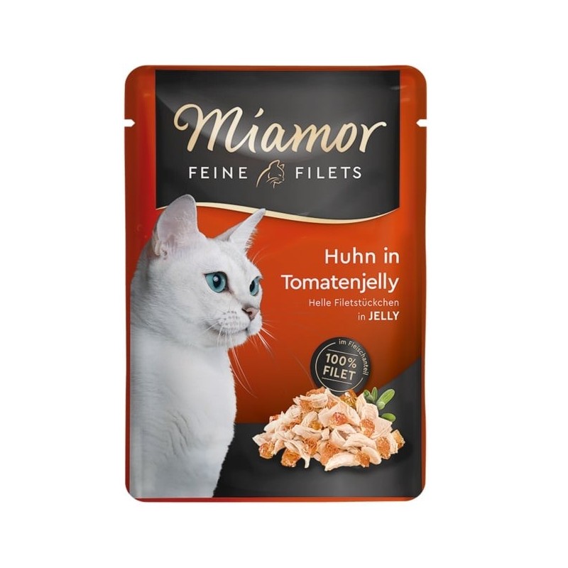 MIAMOR Feline Filets Huhn mit Tomate in Gelee 12x100 g