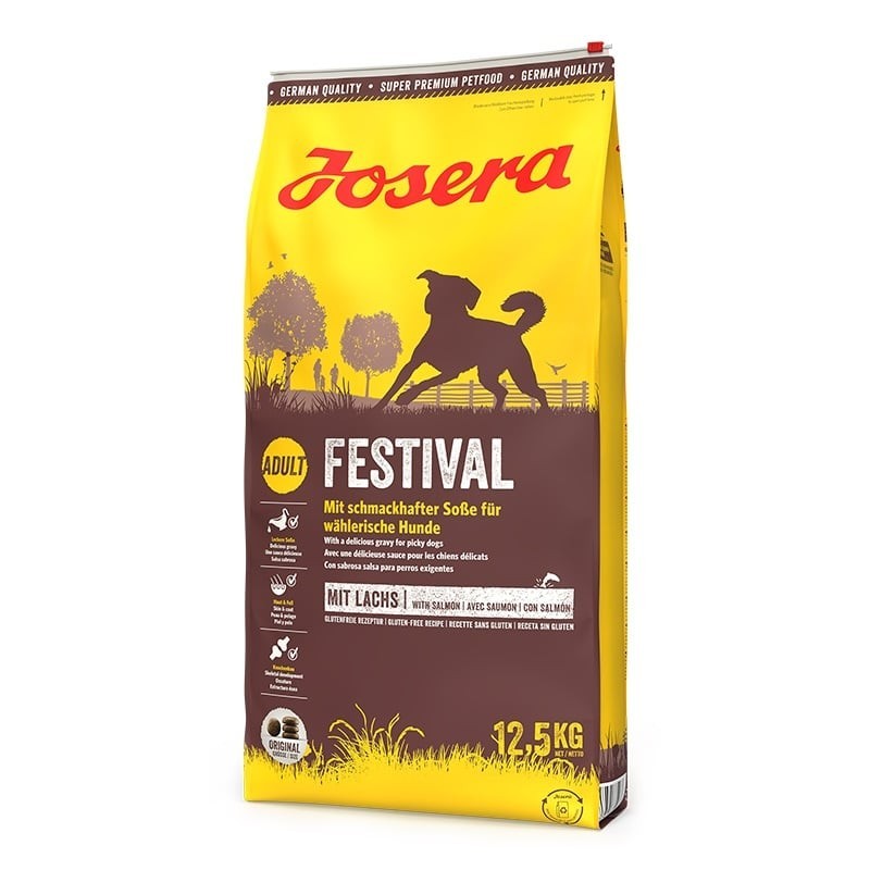 JOSERA Festival 12,5kg für wählerische erwachsene Hunde mit Sauce
