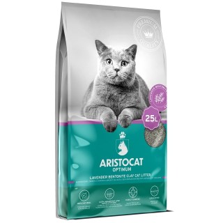 ARISTOCAT Optimum Lavendel 25 l Bentonit-Katzenstreu mit Lavendelduft