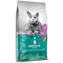 ARISTOCAT Optimum Lavendel 25 l Bentonit-Katzenstreu mit Lavendelduft