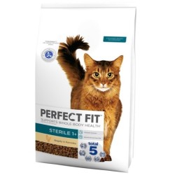 PERFECT FIT Sterile 1+ Trocken-Alleinfutter mit Huhn für ausgewachsene sterilisierte Katzen 7 kg