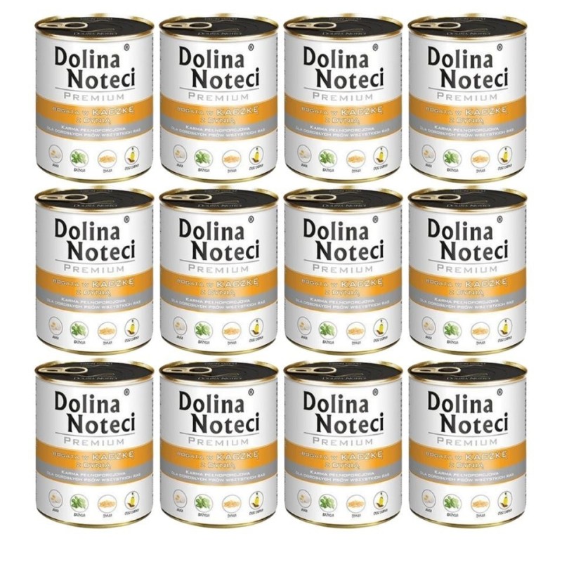 DOLINA NOTECI Premium reich an Ente mit Kürbis 12x800 g