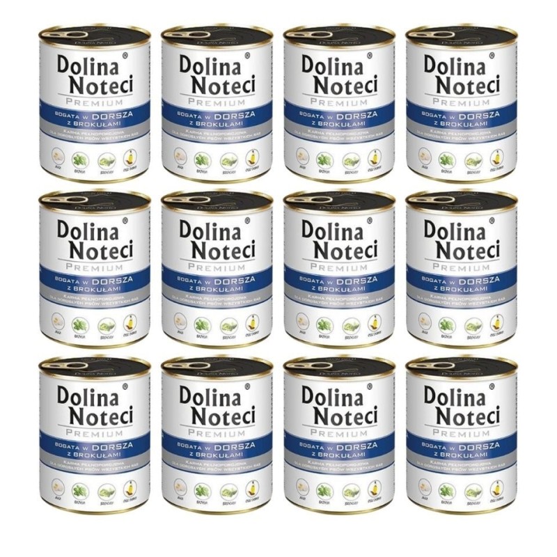 DOLINA NOTECI Premium Kabeljau mit Brokkoli 12x800g
