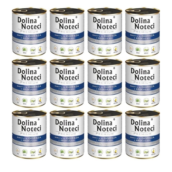 DOLINA NOTECI Premium Kabeljau mit Brokkoli 12x800g