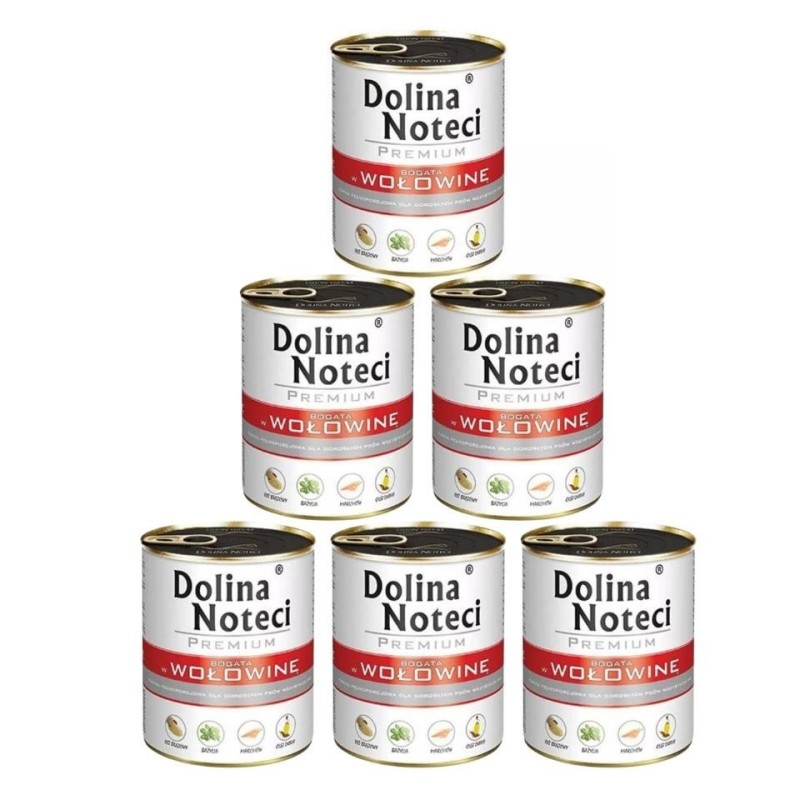 DOLINA NOTECI Premium reich an Rind 6x800 g