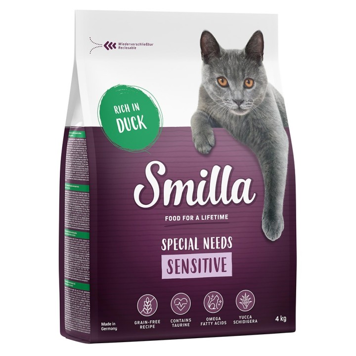 Smilla Adult getreidefreie Rezeptur Sensitive Ente - 4 kg