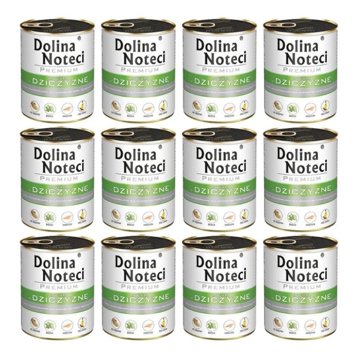 DOLINA NOTECI Premium reich an Wildfleisch 12 x 800g