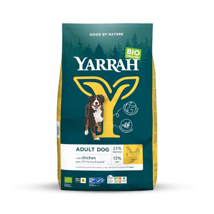 Yarrah Bio Adult mit Bio Huhn - 15 kg