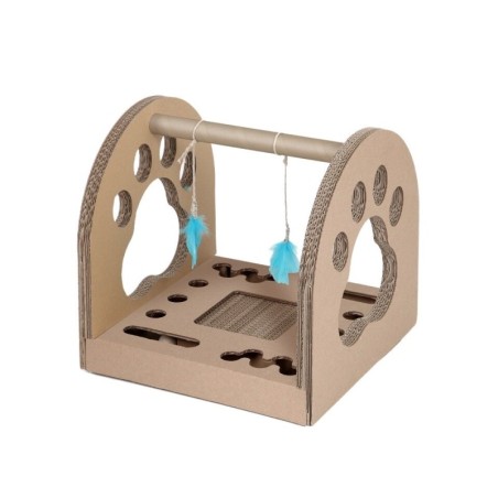CARTON+ PETS Interaktives Spielzeug mit Kratzbaum Fun Park Ball