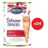 BUTCHER'S Delicious Dinners, Nassfutter mit Rind in Gelee 24 x 400g