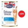 BUTCHER'S Delicious Dinners, Nassfutter mit Forelle in Gelee 24 x 400g