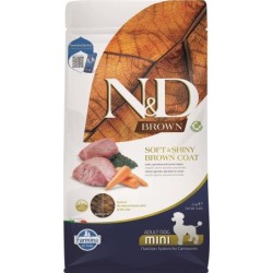FARMINA N&amp,D Brown Dog Adult Mini Lamb, Spirulina &amp, Carrot 2 kg