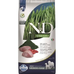 FARMINA N&amp,D Spirulina Adult Medium&amp,Maxi Lamb &amp, Wolfberry 7 kg