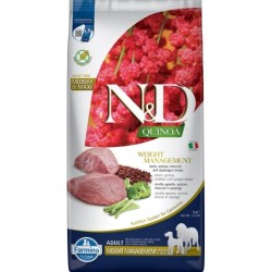 FARMINA N&amp,D Quinoa Dog Adult Medium&amp,Maxi Weight Management Lamb &amp, Broccoli 7 kg