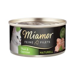 MIAMOR Feine Filets Naturell Tuna&amp,Vegetables 80g