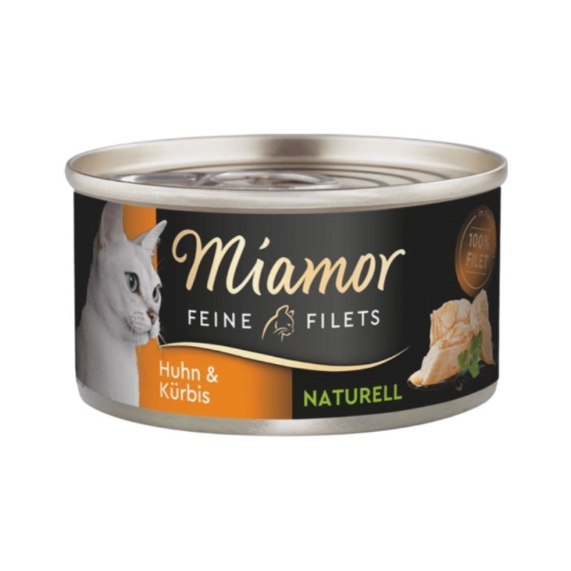 MIAMOR Feine Filets Naturell hicken&amp,Pumpkin 80g