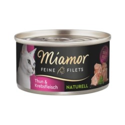MIAMOR Feine Filets Naturell Tuna&amp,Crab 80g