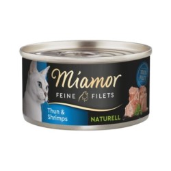 MIAMOR Feine Filets Naturell Tuna&amp,Shrimps 80g