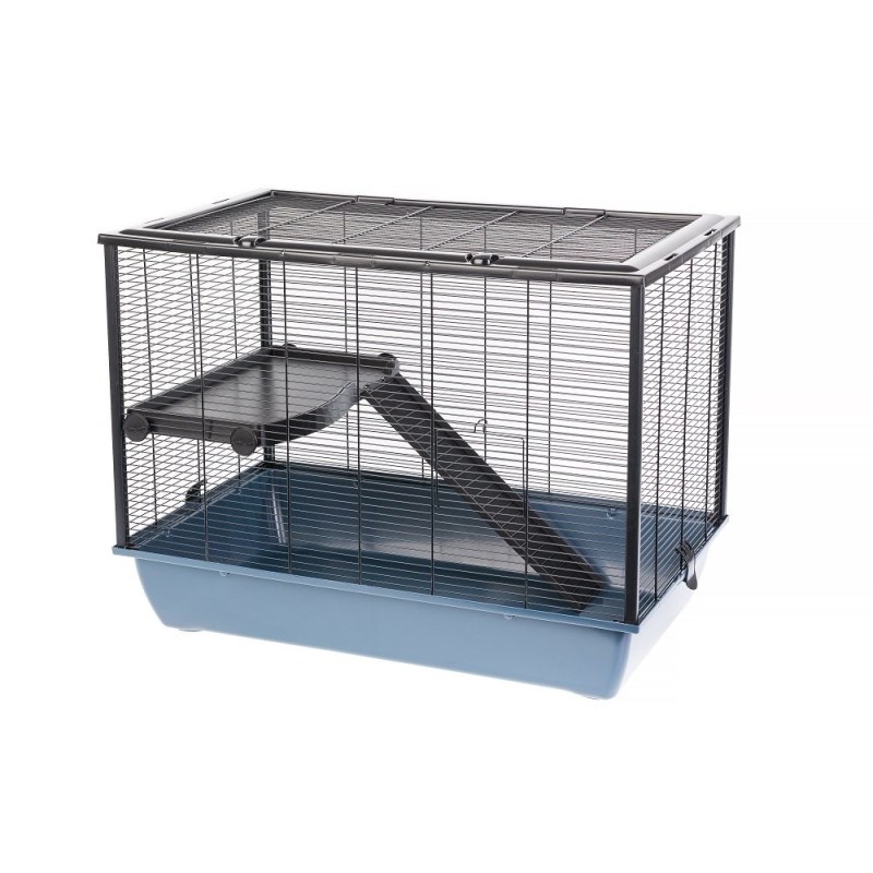 INTERZOO Hugo + PL Nagetierkäfig 78 cm anthrazit
