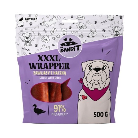 MR. BANDIT Wrapper XXXL Entenwickel für Hunde 500 g